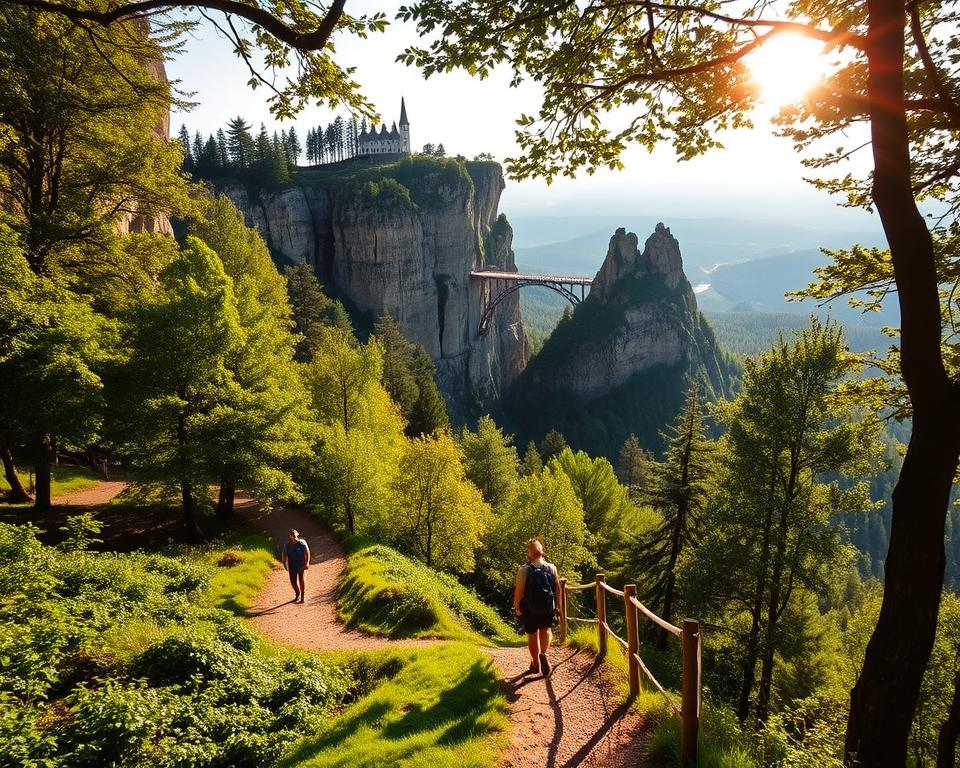 Bastei Wanderweg Sächsische Schweiz