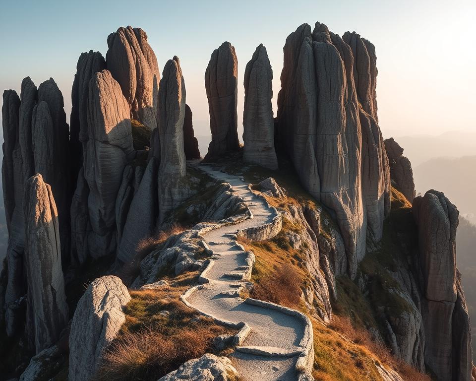 Felsformation Sächsische Schweiz Bastei Geschichte