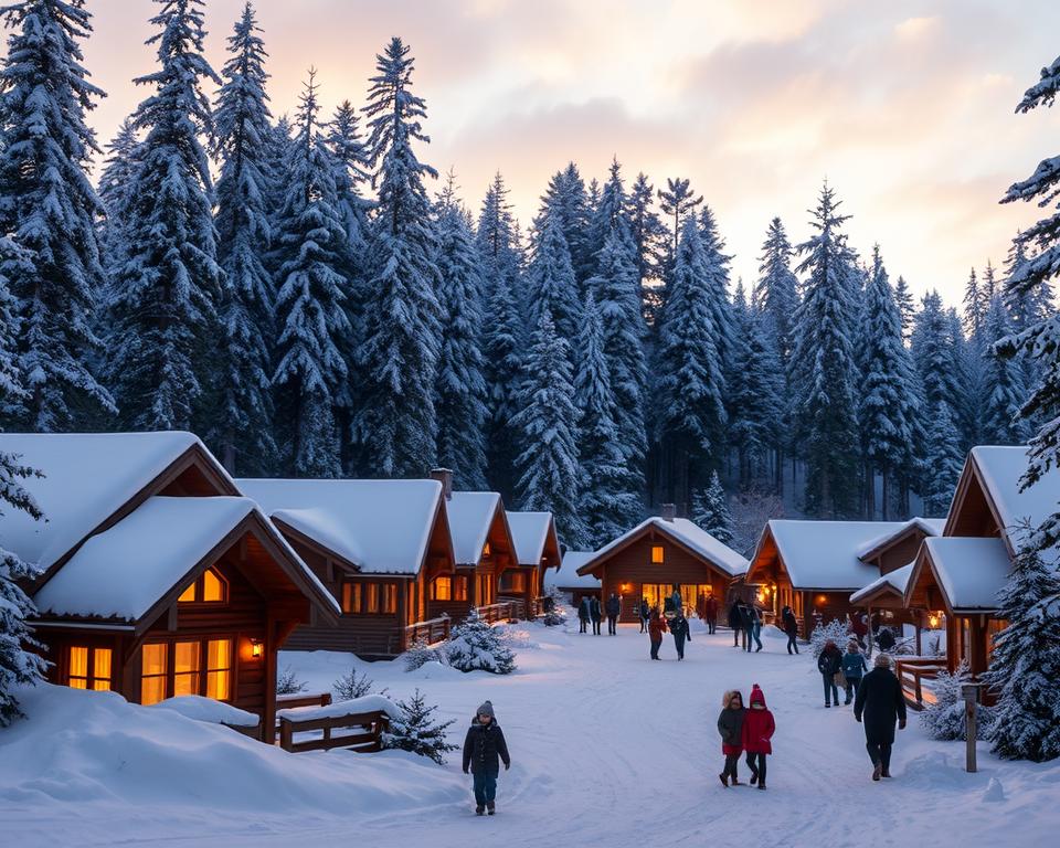 Übernachtung Weihnachtsdorf Finnland