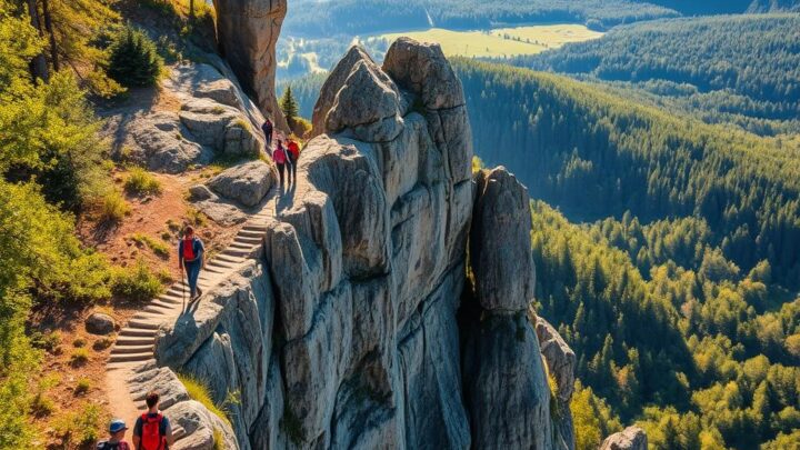 leichte wanderung zur bastei